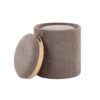 Tray - Contemporary Nesting Ottoman Set - Brown / Natural - Image 4