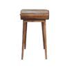 Writing Desk, Curved - Chestnut - Image 4