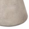 Outdoor Hourglass Shaped Side Table - Light Gray - Image 7