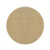 Modern Round Coffee Table With Grille Molding For Living Room, Bedroom, Or Balcony - Oak - Image 7