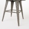 Outdoor Rattan Swivel Barstool With Water Resistant Cushion - Mixed Black / Dark Gray - Image 11