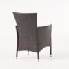 Clementine - Outdoor Wicker Dining Chairs Set With Water Resistant Cushions (Set of 2) - Brown Multi - Image 7