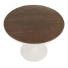 Dakota - Industrial Dining Table - White / Brown - Image 2