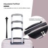 Luggage Set Of 5 Pieces, Expandable Hard Pc Luggage Set With Tsa Lock For Rotating Wheels, Lightweight Rolling Luggage - Sand - Image 9