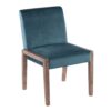 Carmen - Contemporary Chair (Set of 2) - Teal / White Washed - Image 2