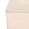 Kiki - Rectangular Pouf Ottoman Floor Cushion Natural - Black - Image 6