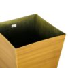 Outsunny - Outdoor Planters (Set of 3) Large Taper Planters With Drainage Holes And Plug, Faux Wood Plastic Flower Pots For Outdoor, Indoor, Garden, Patio - Tan - Image 8