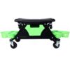 Rolling Detailing Creeper Seat With Wheels, Removable Tool Trays, 300 Lbs Capacity - Green - Image 7
