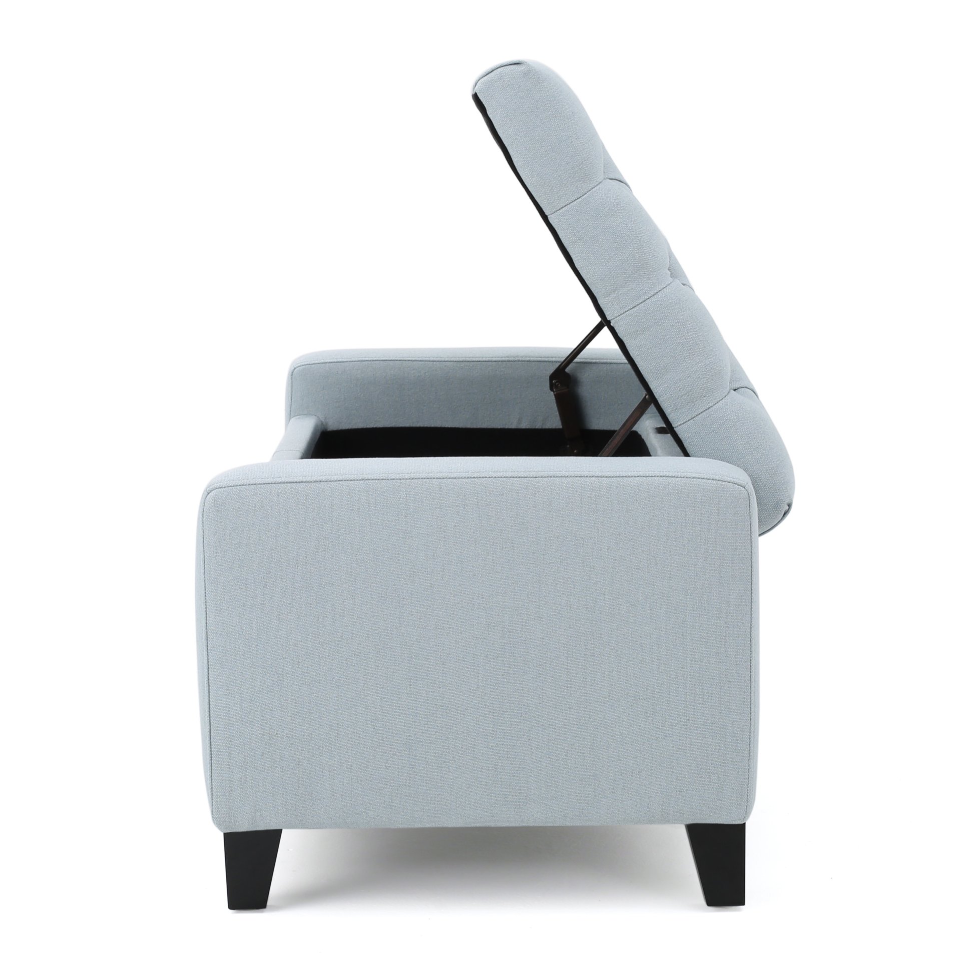 Stylish Guernsey Ottoman With Storage Function - Light Sky - Image 12