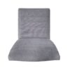Mid Century Modern Dining Chair (Set of 2) With Channel Stitching - Dark Gray - Image 10