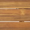 Outdoor Dining Table With Slat Wooden Panel And Turnbuckle Accents - Teak - Image 8