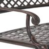 Sector - Bench With Curved Design And Diamond Cross Seat - Copper - Image 11
