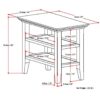 Acadian - Narrow Side Table - Farmhouse Brown - Image 5