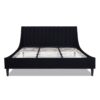 Aspen - King Vertical Tufted Headboard Platform Bed Set - Anthracite Black - Image 12