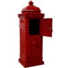Mailboxes Residential Large Capacity Letter Box With Outdoor Rainproof Design Aluminium - Red - Image 8