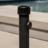 Holder Round Umbrella Base 33 Lbs Concrete - Brown - Image 7