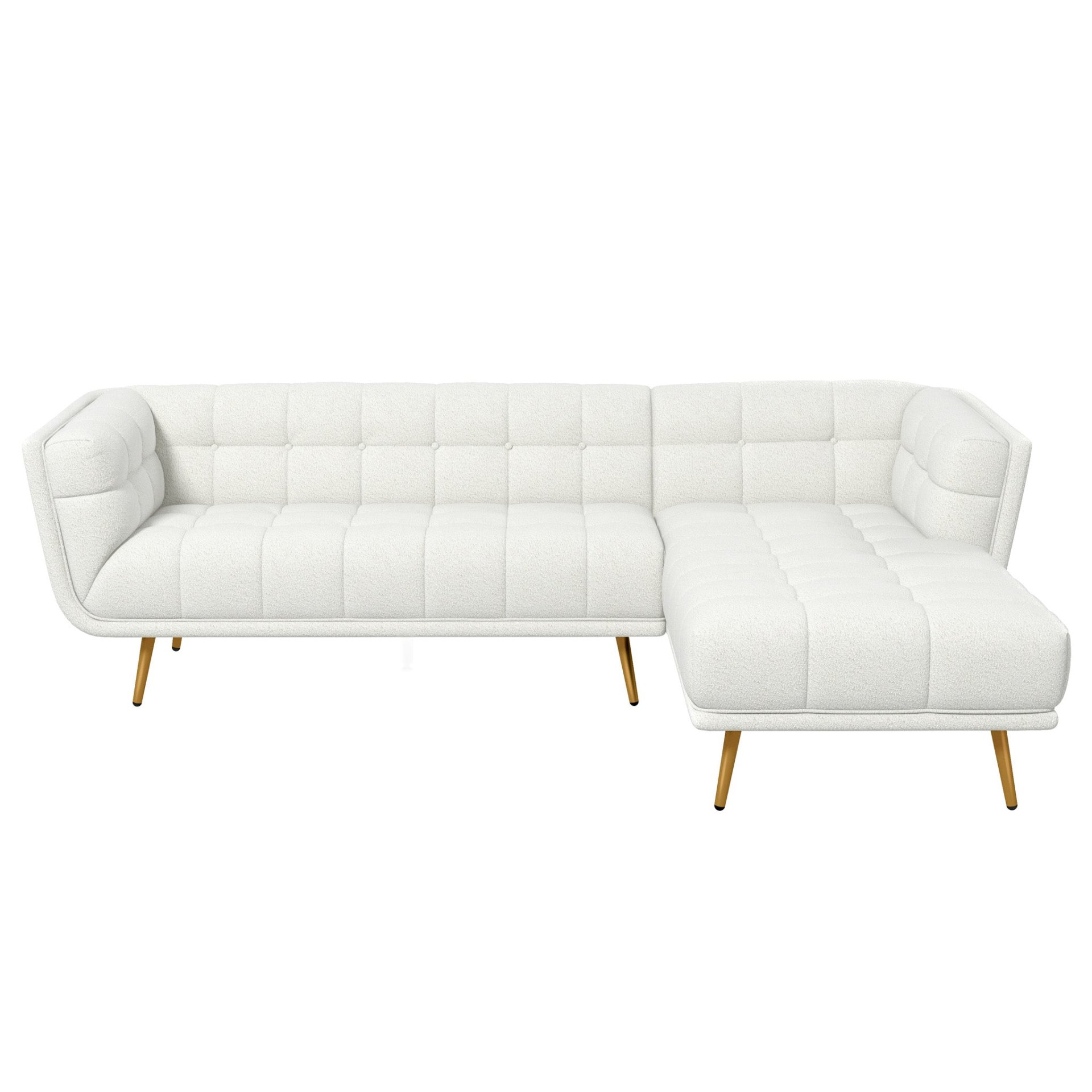 Addison - Right Sectional Sofa - Cream - Image 2