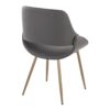 Fabrico - Contemporary Chair (Set of 2) - Antique Copper / Gray - Image 4