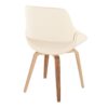 Fabrico - Mid-Century Modern Accent Dining Chair (Set of 2) - Zebra / Cream - Image 4