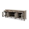 Dauphin - TV Stand Storage Display Console Table - Gray Cashmere - Image 2