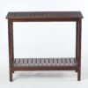 Workstation For Garden Balcony Garage, Acacia Console Potting Table - Brown - Image 6