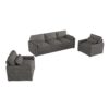 Cloud Sofa Set Couch For Living Room - Gray - Image 9