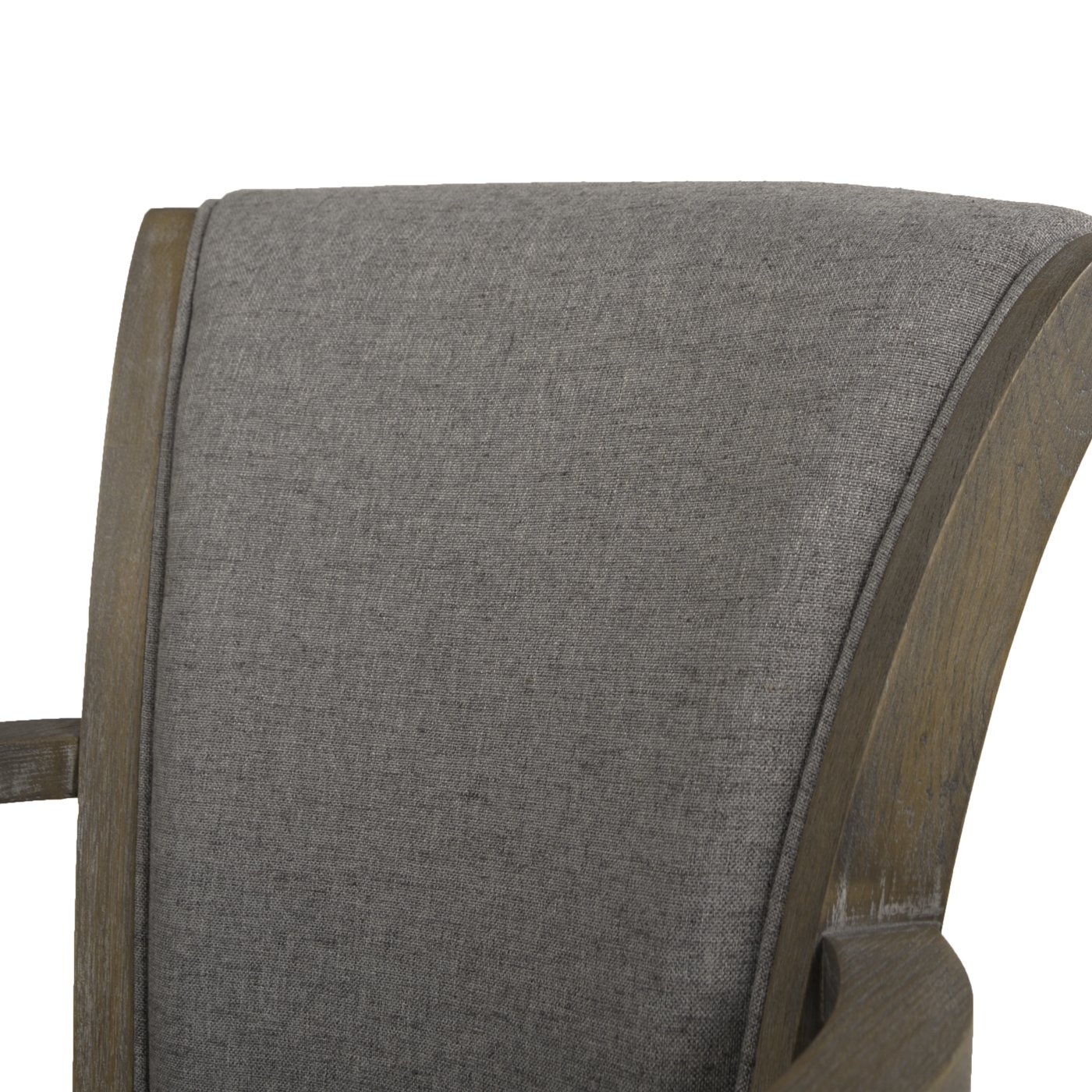 Williams - Swivel Bar Stool With Armrests - Heathered Gray - Image 13