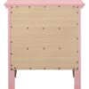 3 Drawer Nightstand - Pink - Image 3