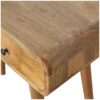 Curved Hallway Table - Oak - Image 9