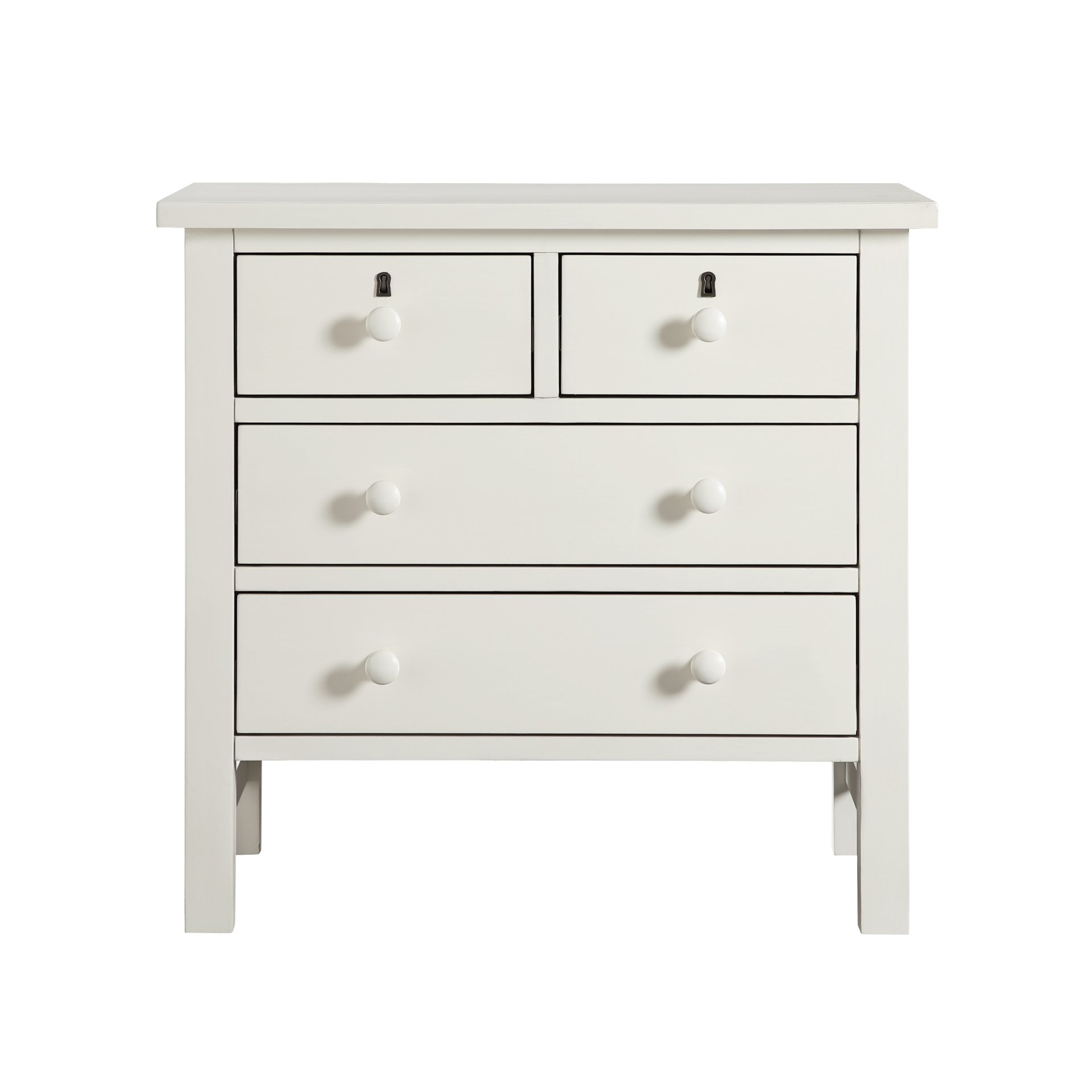 Georgina - 4 Drawer Storage Nightstand - Antique White - Image 7