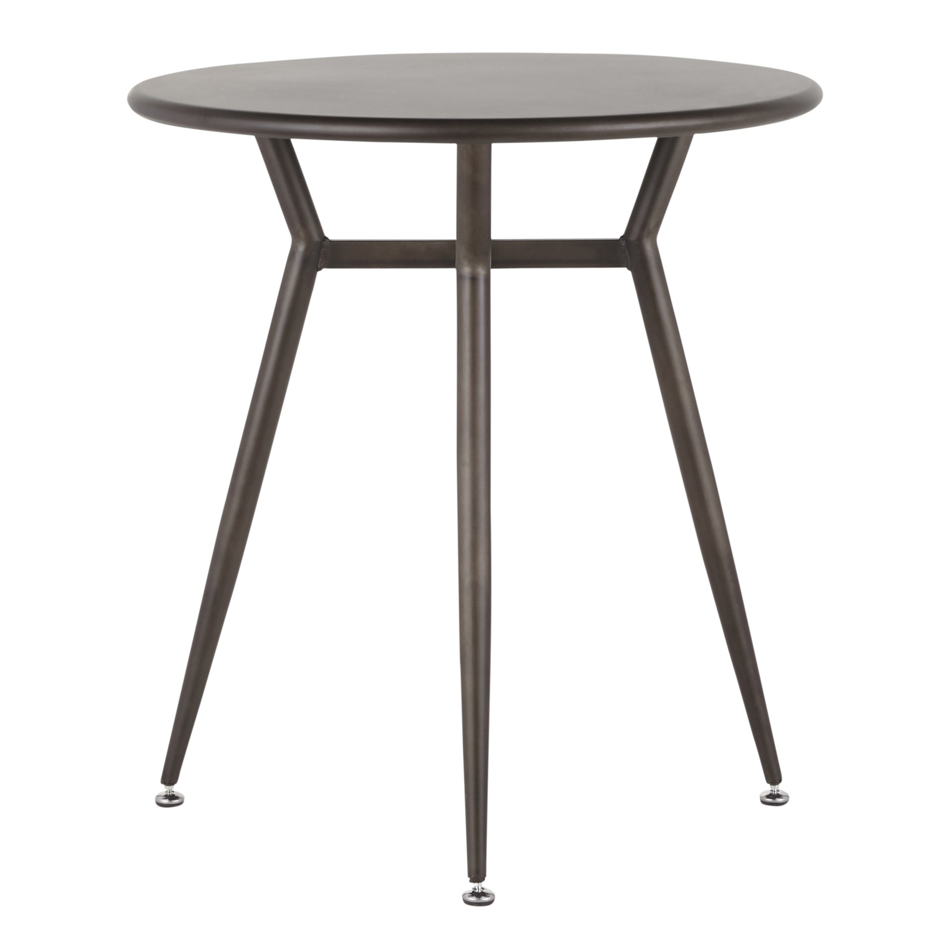 Clara - Industrial Round Dinette Table - Antique - Image 2