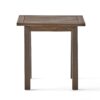 Kinesis - Outdoor Side Table With Slatted Top And Wood Frame - Gray - Image 6