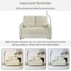 Modern Loveseat Pull Out Sofa Bed With Adjustable Backrest, Two Cup Holders, A Phone Holder, Three Charging Ports And Side Storage Pockets For Living Room - Beige - Image 9
