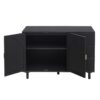 2 Door, 3 Drawer Cabinet, Suitable For Bedroom - Black - Image 13