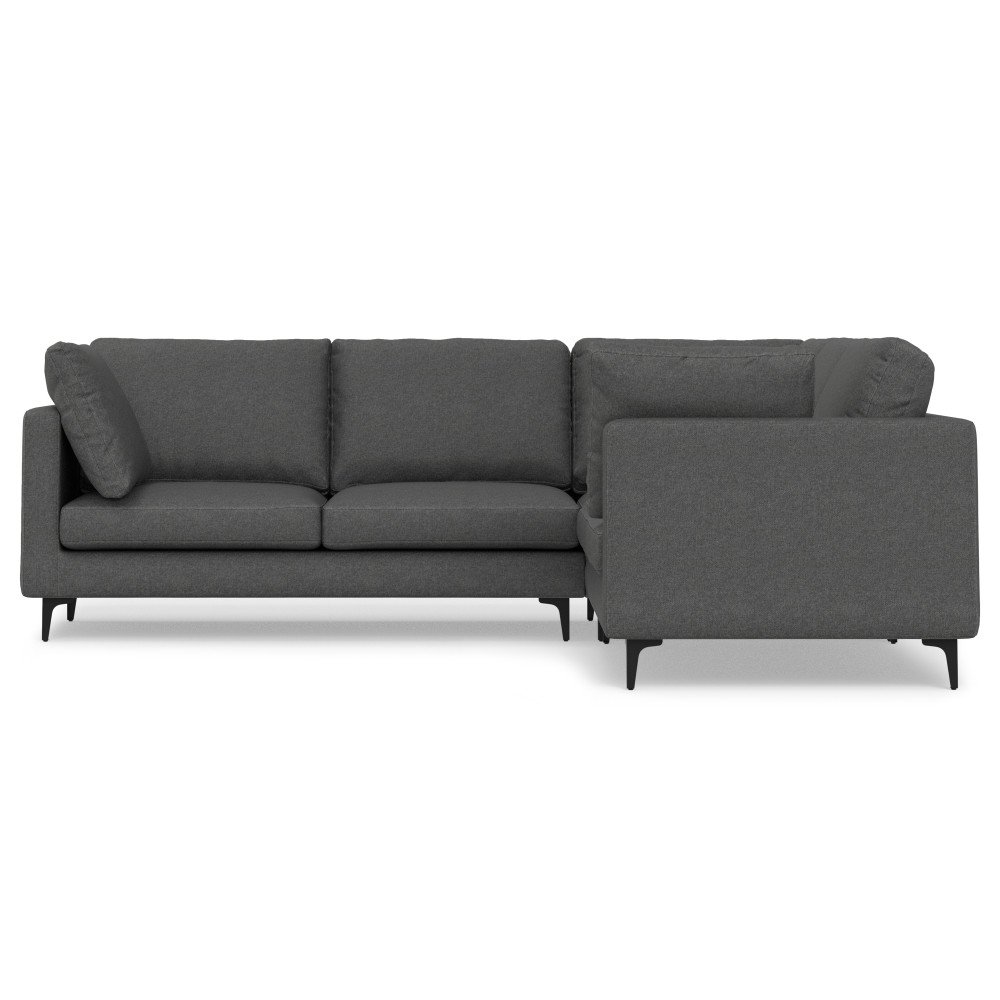 Ava - Mid Century Corner Sectional Sofa - Gray - Image 14