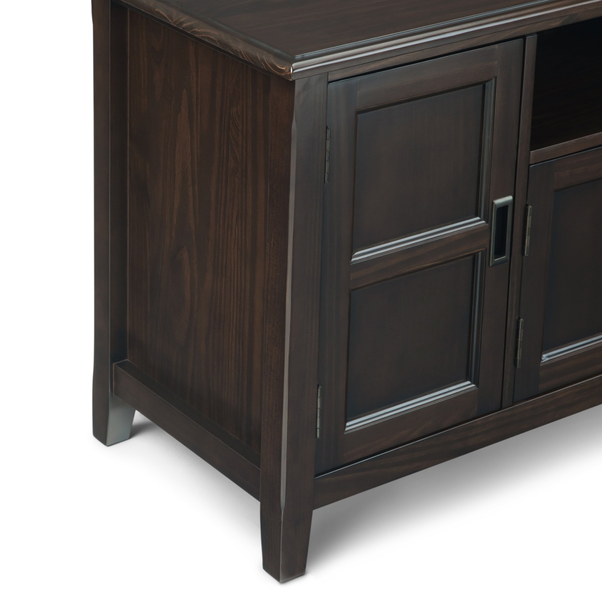 Burlington - TV Media Stand - Mahogany Brown - Image 4