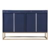 Modern Sideboard Elegant Buffet Cabinet With Large Storage Space For Dining Room, Entryway - Navy - Image 14