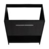 30 Inches Modern Freestanding Bathroom Vanity With 2 Doors (Excluding Sink) - Dark Oak - Image 12