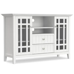 Bedford - Tall TV Media Stand - White