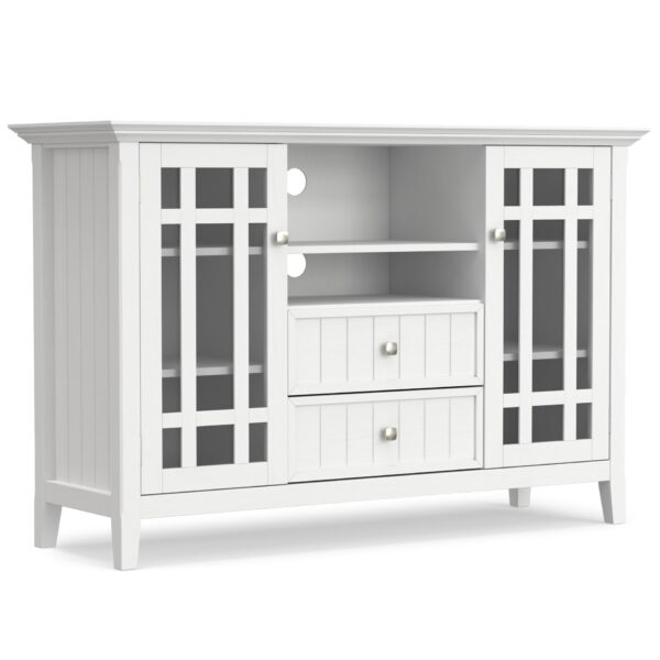 Bedford - Tall TV Media Stand - White