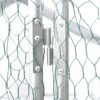 Outdoor Chicken Coop Large Space With Safety Features - Silver Gray - Image 8