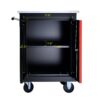 Double Door Clapboardl Multi Function Tool Cart - Black / Red - Image 11