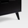 Mid-Century Hans 6 Drawer Dresser With Cut-Out Handles - Black - Image 5