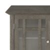 Bedford - Medium Storage Cabinet - Farmhouse Gray - Image 4