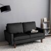 Plush Comfort Sofa - Black - Image 3