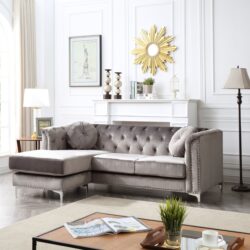 Pompano - Sofa Chaise - Dark Gray