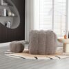 Soft Bean Bag Chair With High Resilient Foam (Chips) - Coffee - Image 4