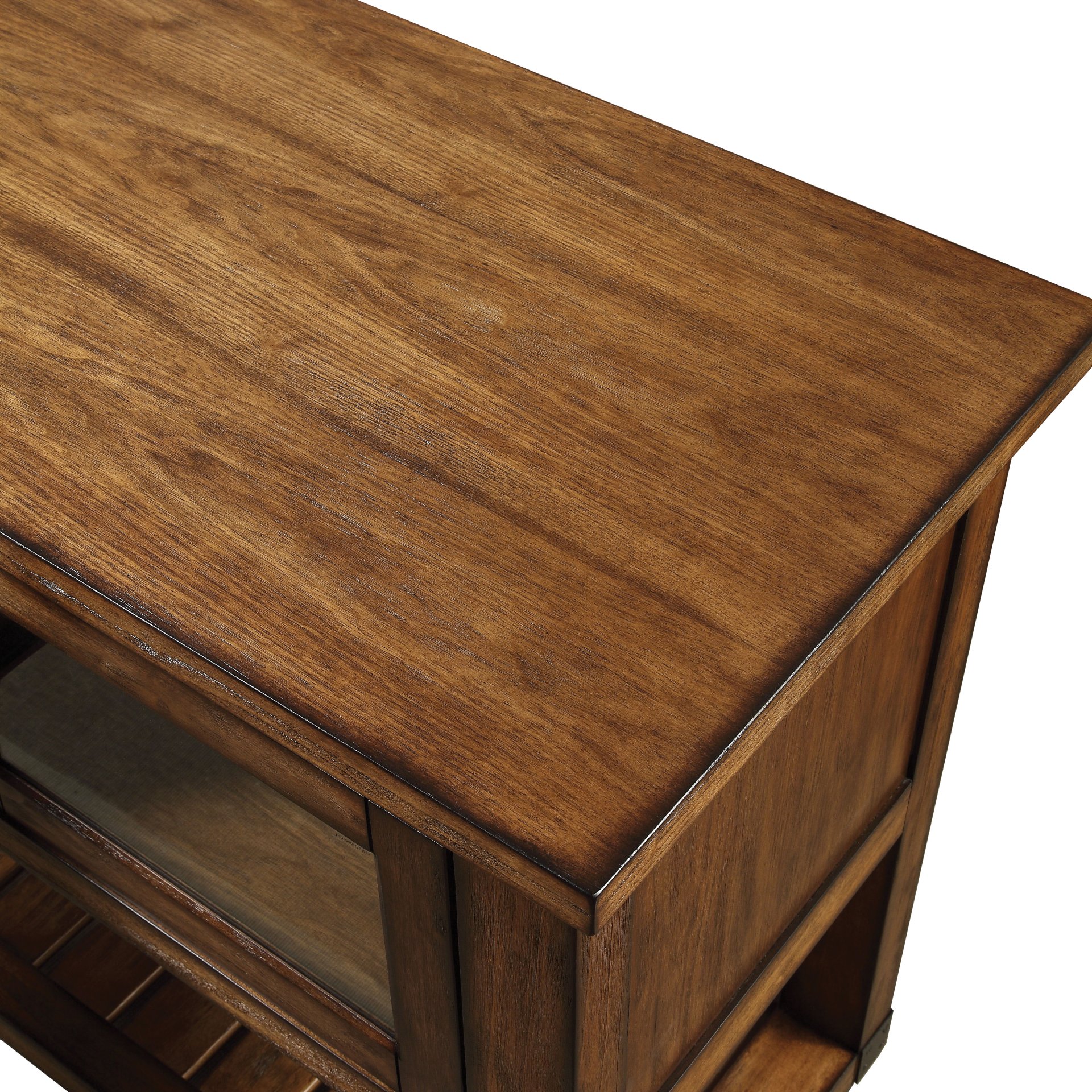 Kadri - Kitchen Cart - Distressed Chestnut - Image 5