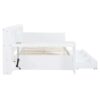 Full Size Daybed With 3 Drawers USB Ports And Desk - White - Image 5