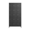15 Door Lockers With Lock For Employee Storage - Black - Image 15